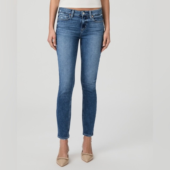 PAIGE Denim Verdugo Ankle Skinny Jeans Classic Denim - Picture 1 of 7